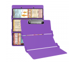 WhiteCoat Clipboard® Trifold - Lilac Flight Medic Edition